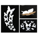 Butterfly Wall Decals | Pure Black & White Swallowtail Stickers (1 bag=200pcs)