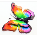 Butterfly Wall Decals, Colorful PVC Replica Butterfly Wall Stickers (3D,Double Layer,1 set=12pcs)