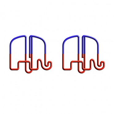 Logo Paper Clips | Republican Emblem Paper Clips | Promotional Gifts (1 dozen/set)