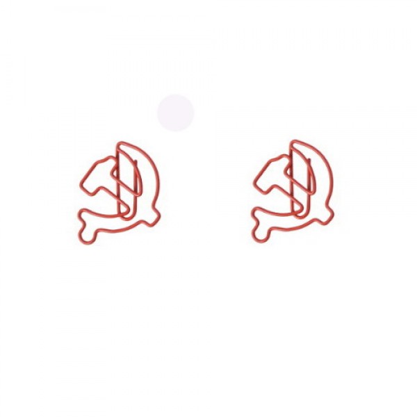 Logo Paper Clips | Communist Party Emblem | Sickle&Axe Logo (1 dozen/set)