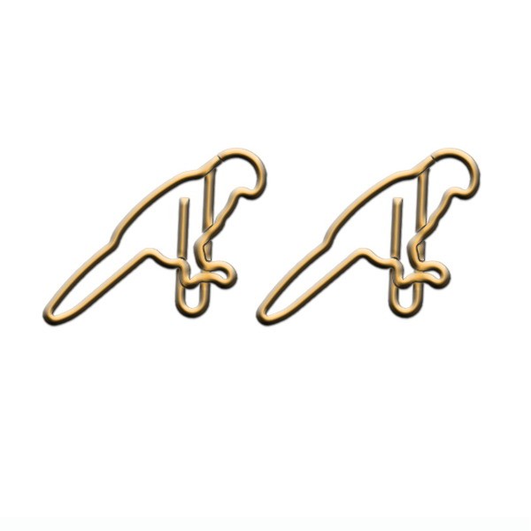 Bird Paper Clips | Parrot Paper Clips | Cute Stationery (1 dozen/lot)