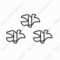 Bird Paper Clips | Pigeon Paper Clips | Business Gifts (1 dozen/lot)