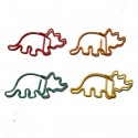 Dinosaur Paper Clips | Triceratops Paper Clips | Animal (1 dozen/lot)