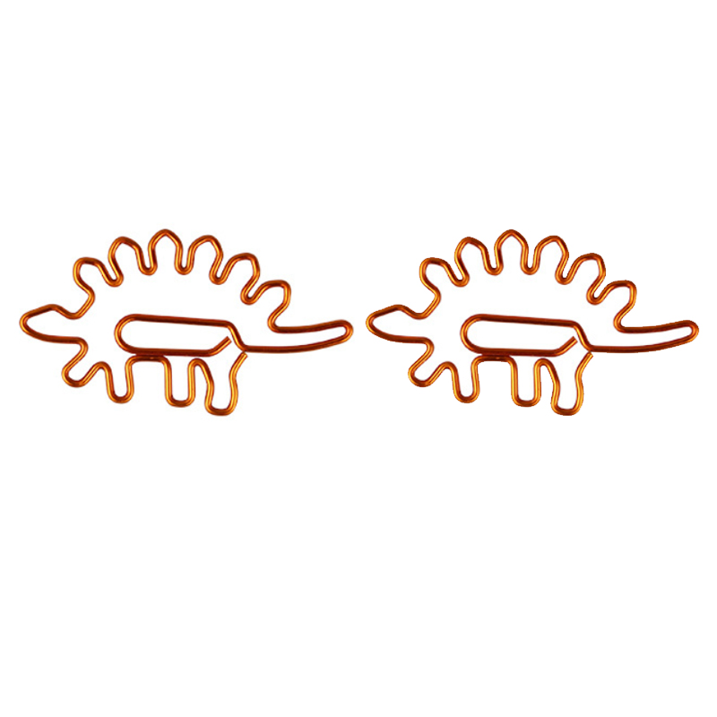 Dinosaur Paper Clips | Stegosaurus Paper Clips | Animal (1 dozen/lot)