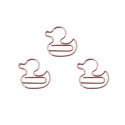 Animal Paper Clips | Duck Shaped Paper Clips | Teal Paper Clips (1 dozen)