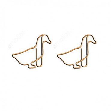 Animal Shaped Paper Clips | Duck Paper Clips | Promotional Gifts (1 dozen)