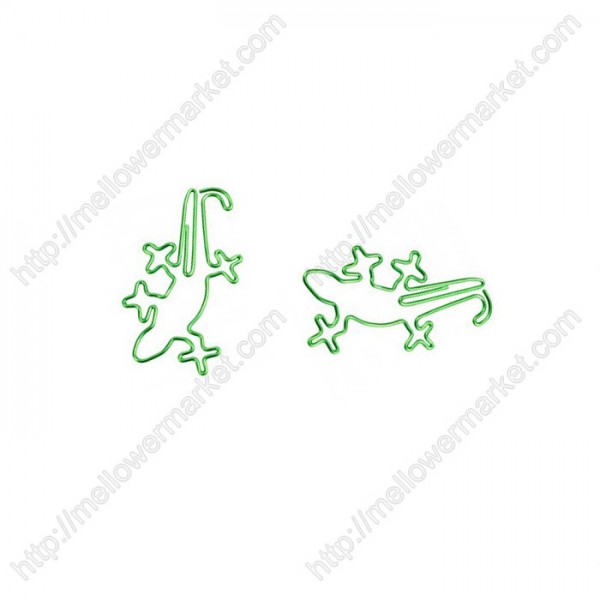 Animal Paper Clips | Gecko Shaped Paper Clips | Business Gifts (1 dozen/set)