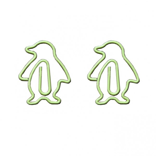 Animal Paper Clips | Penguin Shaped Paper Clips |  (1 dozen)