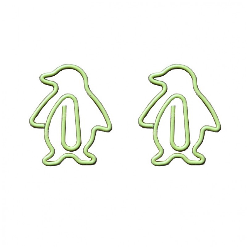 Animal Paper Clips | Penguin Shaped Paper Clips |  (1 dozen)
