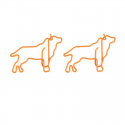Animal Paper Clips | Dog Shaped Paper Clips | Business Gifts (1 dozen/lot)