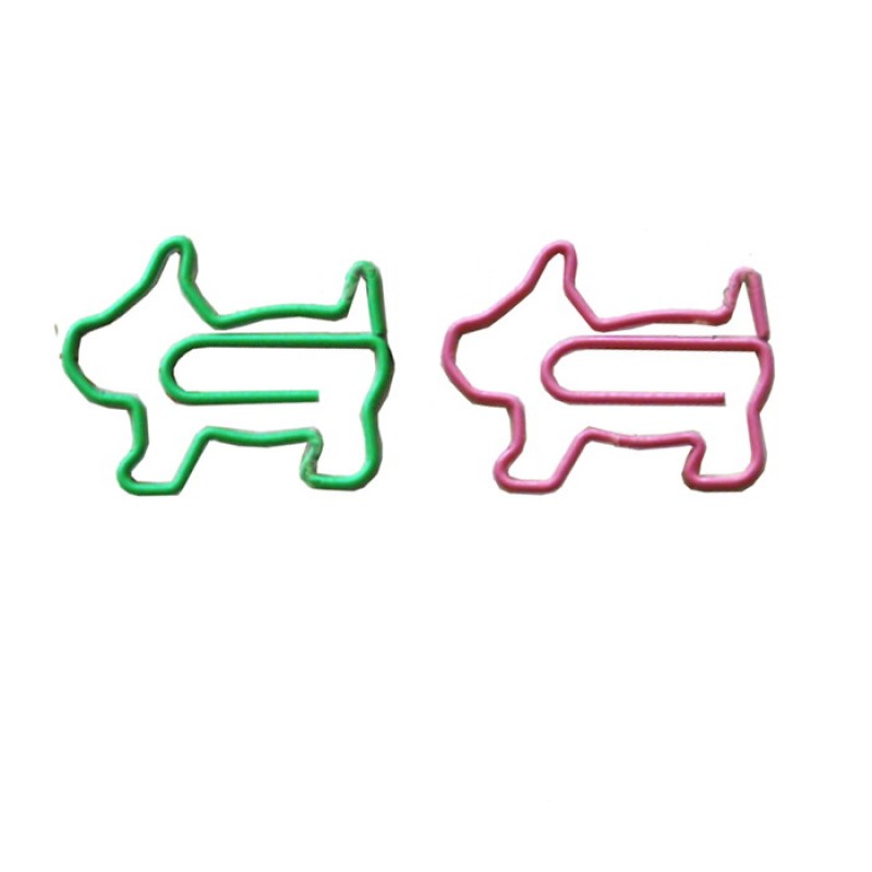 Animal Paper Clips | Dog Shaped Paper Clips | Advertising Gifts (1 dozen)