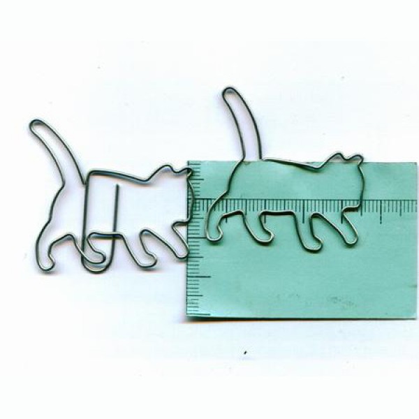 Animal Paper Clips | Cat Paper Clips | Kitty Paper Clips (1 dozen/lot)