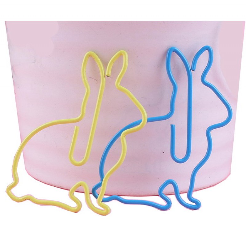 Animal Paper Clips | Rabbit Shaped Paper Clips (1 dozen)