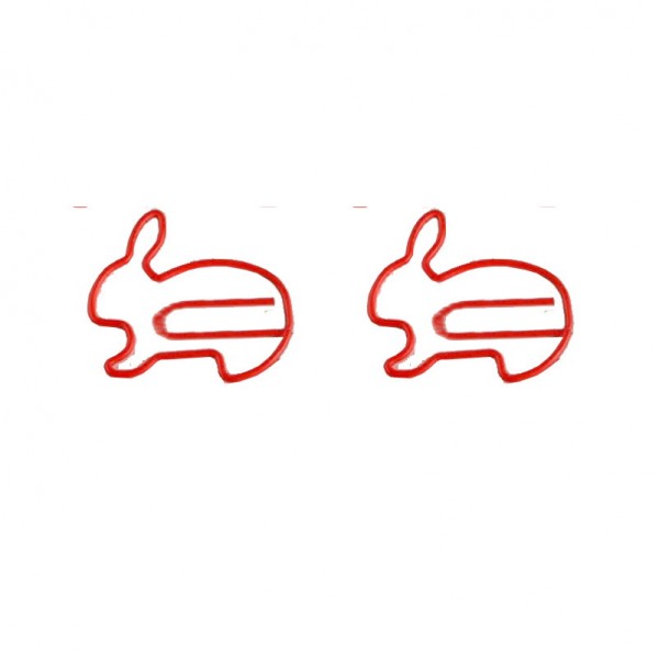 Animal Paper Clips | Rabbit Paper Clips | Creative Gifts (1 dozen)