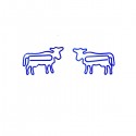 Animal Paper Clips | Cow Shaped Paper Clips (1 dozen)