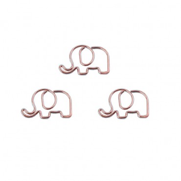 Animal Paper Clips | Elephant Paper Clips | Cute Stationery (1 dozen)