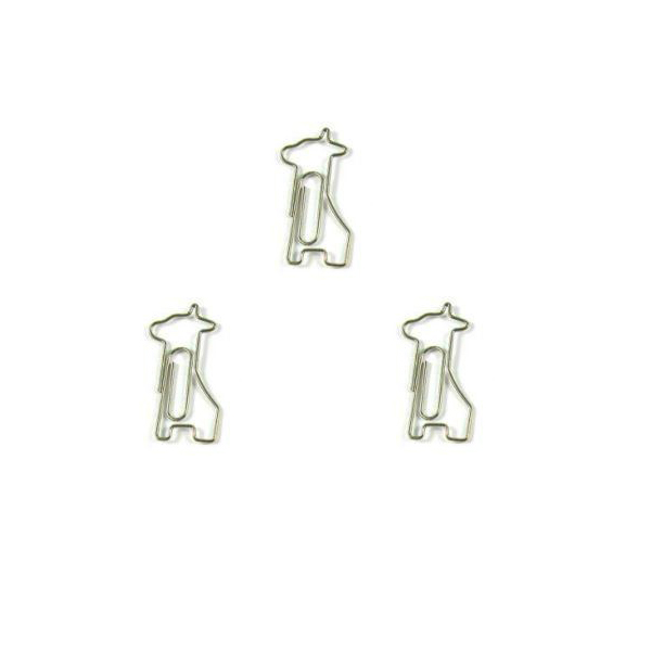 Animal Paper Clips | Giraffe Paper Clips | Creative Stationery (1 dozen)