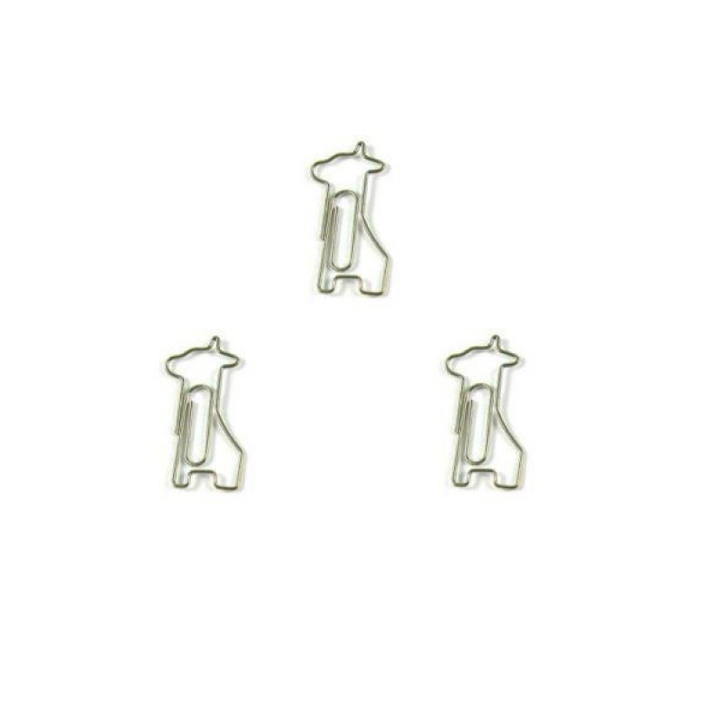 Animal Paper Clips | Giraffe Paper Clips | Creative Stationery (1 dozen)