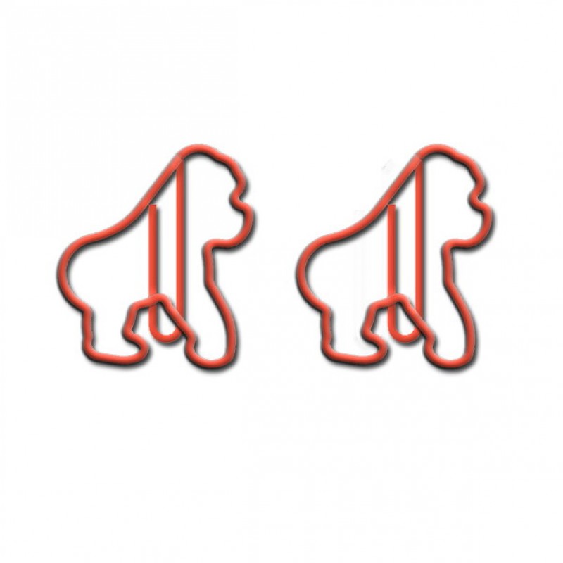 Animal Paper Clips | Gorilla Paper Clips | Promotional Gifts (1 dozen/lot)