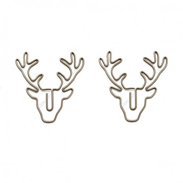 Animal Paper Clips | Deer Paper Clips | Creative Gifts (1 dozen/lot) 