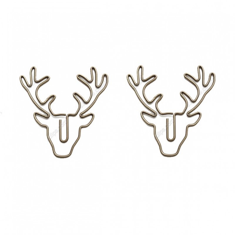 Animal Paper Clips | Deer Paper Clips | Creative Gifts (1 dozen/lot) 