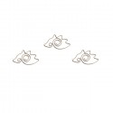 Animal Paper Clips | Hedgehog Paper Clips | Creative Stationery (1 dozen/lot)