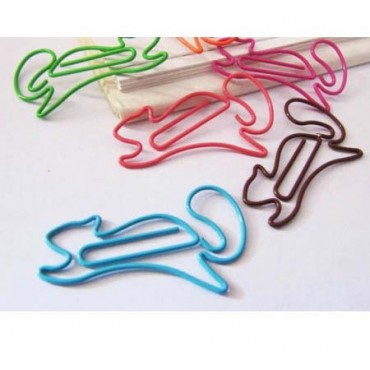 Animal Shaped Paper Clips | Squirrel Paper Clips (1 dozen)