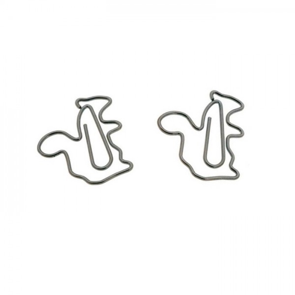 Animal Shaped Paper Clips | Squirrel Paper Clips | Creative Stationery (1 dozen)
