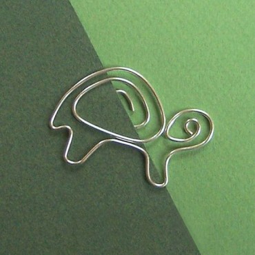 Animal Shaped Paper Clips | Tortoise Paper Clips (1 dozen)