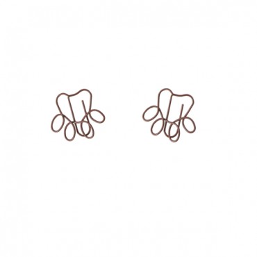 Animal Paper Clips | Bear Footprint Paper Clips | Creative Gifts (1 dozen)