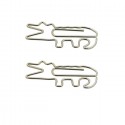 Animal Shaped Paper Clips | Crocodile Paper Clips | Creative Stationery (1 dozen)