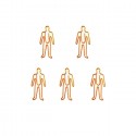 Body Parts Paper Clips | Man Shaped Paper Clips | Creative Stationery (1 dozen) 