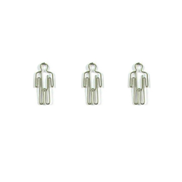 Body Parts Paper Clips | Man Shaped Paper Clips | Creative Gifts (1 dozen) 