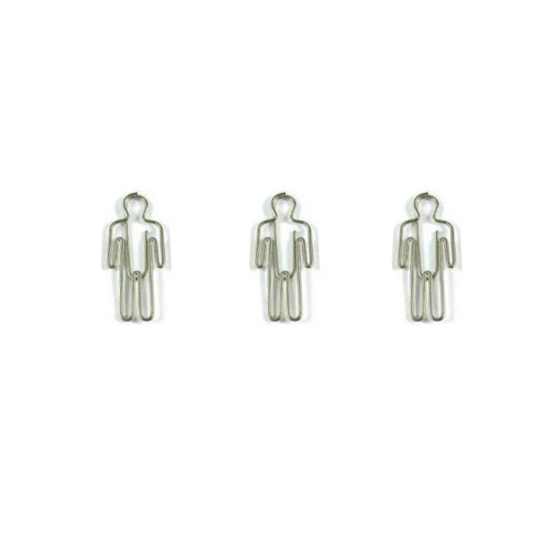 Body Parts Paper Clips | Man Shaped Paper Clips | Creative Gifts (1 dozen) 