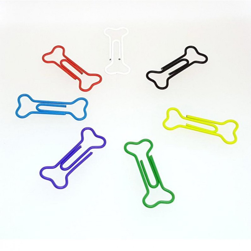 Body Parts Paper Clips | Small Bone Paper Clips (1 dozen)
