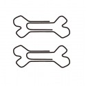 Body Parts Paper Clips | Bone Shaped Paper Clips | Advertising Gifts (1 dozen)