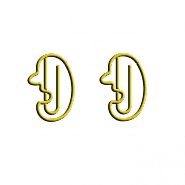 Facial Expression Paper Clips | Surprised Face Paper Clips | Creative Gifts (1 dozen/lot) 