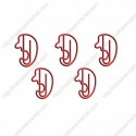 Facial Expression Paper Clips | Shocked Face Paper Clips | Cute Gifts (1 dozen/lot) 