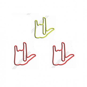 Body Parts Paper Clips | Hand Shaped Paper Clips | Business Gifts (1 dozen)