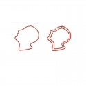 Body Parts Paper Clips | Head Shaped Paper Clips | Creative Gifts (1 dozen/lot)