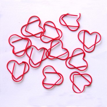 Body Parts Paper Clips | Heart Paper Clips | Advertising Gifts (1 dozen) 
