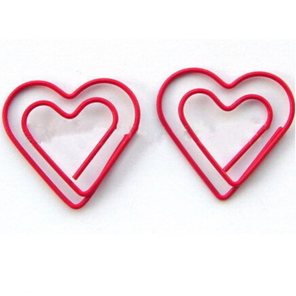 Body Parts Paper Clips | Heart Paper Clips (1 dozen/lot,33*26.5 mm) 