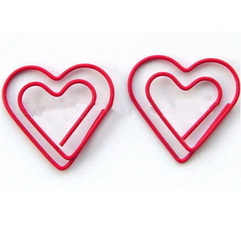 Body Parts Paper Clips | Heart Paper Clips (1 dozen/lot,33*26.5 mm) 