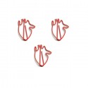 Body Parts Paper Clips | Heart Paper Clips | Creative Gifts (1 dozen) 