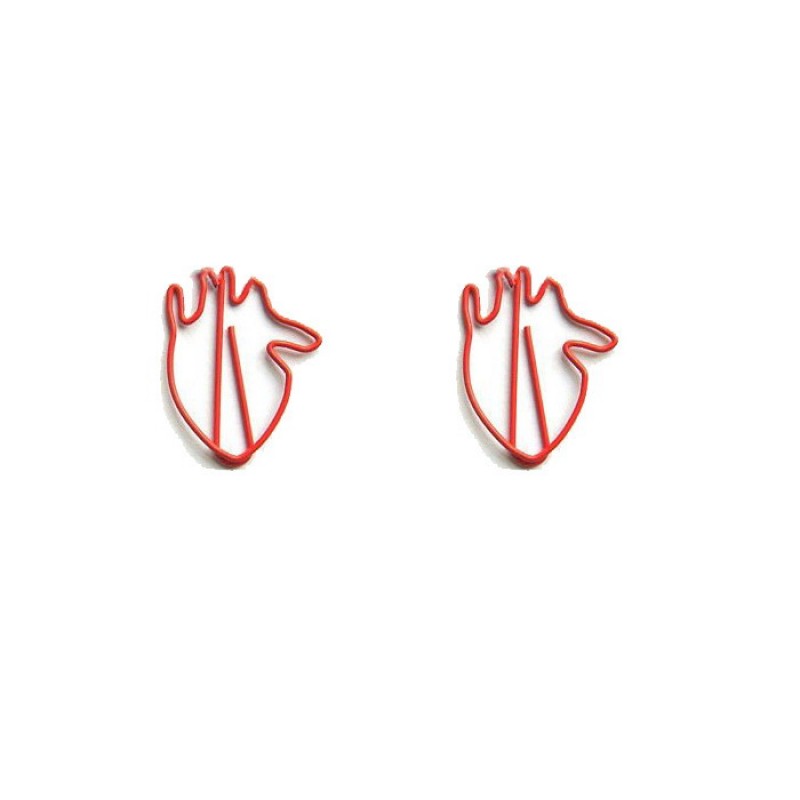 Body Parts Paper Clips | Heart Paper Clips | Creative Gifts (1 dozen) 