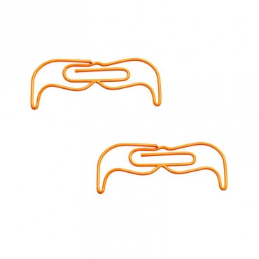Moustache Shaped Paper Clips | Business Gifts (1 dozen/lot)
