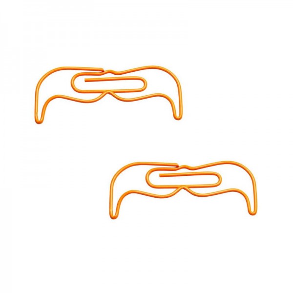 Moustache Shaped Paper Clips | Business Gifts (1 dozen/lot)
