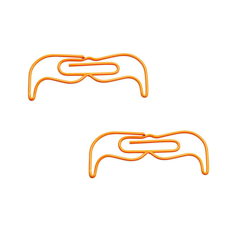Moustache Shaped Paper Clips | Business Gifts (1 dozen/lot)