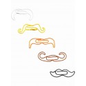 Moustache Shaped Paper Clips | Decorative Accessories (1 dozen/lot)