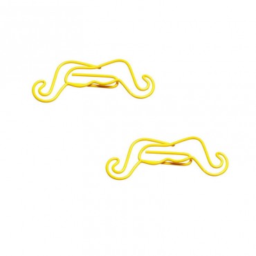 Moustache Shaped Paper Clips | Creative Stationery (1 dozen/lot)